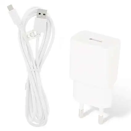 Présentation Chargeur USB 2A + Câble Type-C 2 mètres