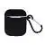 Vignette Etui Coque Silicone pour Apple AirPods (1 & 2) Noir, Crochet Amovible - 100.jpg