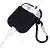 Vignette Etui Coque Silicone pour Apple AirPods (1 & 2) Noir, Crochet Amovible - 103.jpg