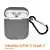 Vignette Etui Coque Silicone pour Apple AirPods (1 & 2) Gris, Crochet Amovible - 101.jpg