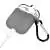 Vignette Etui Coque Silicone pour Apple AirPods (1 & 2) Gris, Crochet Amovible - 103.jpg