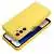 Vignette Coque Eco Cuir Summer pour Samsung Galaxy A14, Stylé, Inserts Metal, Jaune - 101.jpg