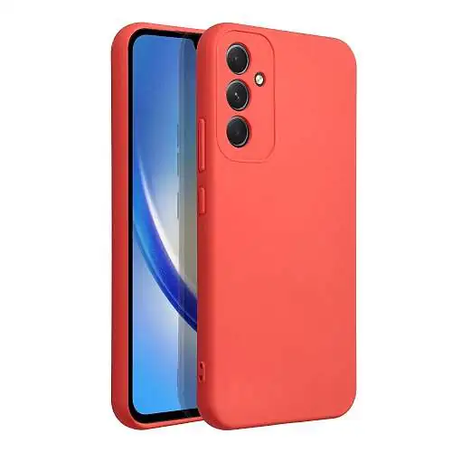 Coque Silicone Couleur Orange Pêche pour Samsung A34 5G