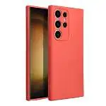 Présentation Coque Silicone Orange Pêche pour Samsung Galaxy S23 Ultra