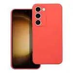 Présentation Coque Silicone Orange Pêche pour Samsung Galaxy S23 Plus