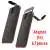 Vignette Housse Etui Eco Cuir Noir, Languette Fermeture et Extraction Facile, Taille 6,7