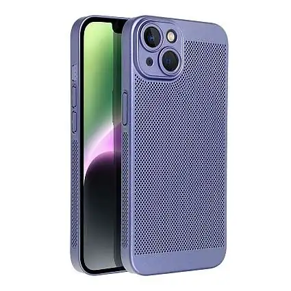 Présentation Coque Breezy Alu Violet Ultra Légère Respirante pour iPhone 14