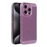 Présentation Coque Breezy Alu Violet Ultra Légère Respirante iPhone 14 Pro