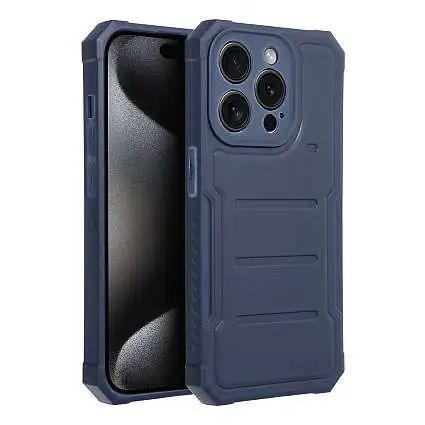 Présentation Coque Renforcée Haute Protection Apple iPhone 15 Pro Navy Blue