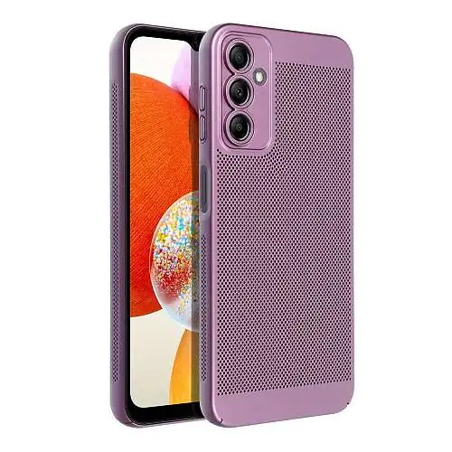 Coque Breezy Alu Violet Ultra Légère Respirante Samsung Galaxy A14