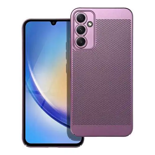 Coque Breezy Alu Violet Ultra Légère Respirante Samsung Galaxy A34