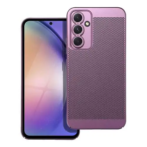 Coque Breezy Alu Violet Ultra Légère Respirante Samsung Galaxy A54