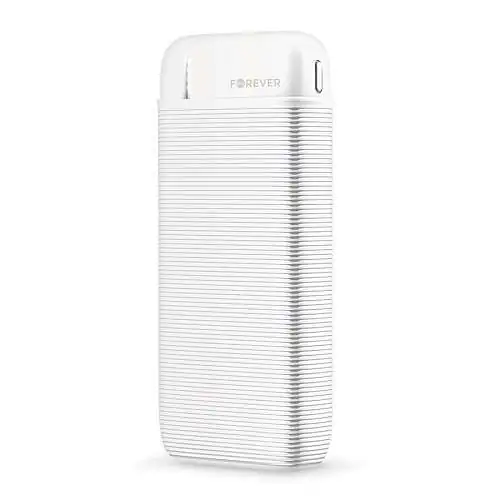 Forever Batterie Externe 10000 mAh Double Sortie USB Output 2A Blanche