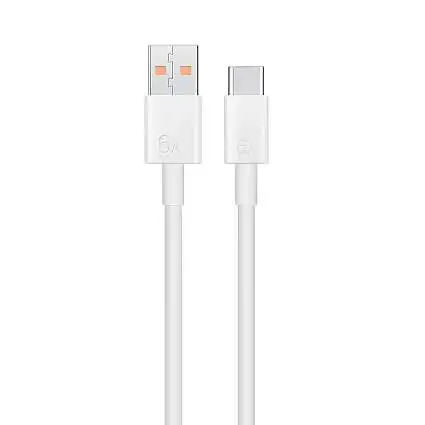 Présentation Huawei Câble USB vs USB-C Original 1m Supercharge 6A (66W) Blanc