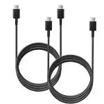 Présentation Samsung Câble Original USB-C vers USB-C 180 cm 3A EP-DW767JBE Noir (x2)