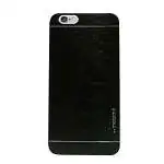 Présentation Coque iPhone SE 2020 (6/6s) Motomo Rigide Alu Brossé Noir