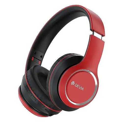 Devia Casque Bluetooth HiFi Série KINTONE 18h - Rouge
