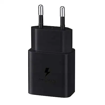 Présentation Samsung Chargeur Original Rapide 15W USB-C EP-T1510 Noir