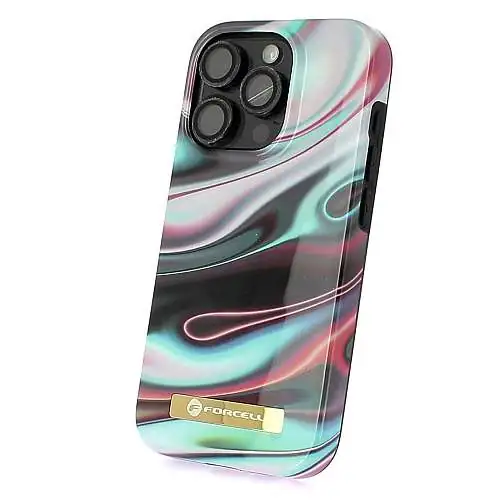 Coque Forcell pour iPhone 15 impression 4D Exclusive Glow MagSafe®