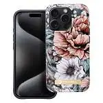 Présentation Coque Forcell pour iPhone 15 Plus impression 4D Exclusive Bloom Blush MagSafe®