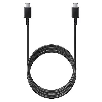 Présentation Samsung Câble Original USB-C vers USB-C 180 cm 3A EP-DW767JBE Noir
