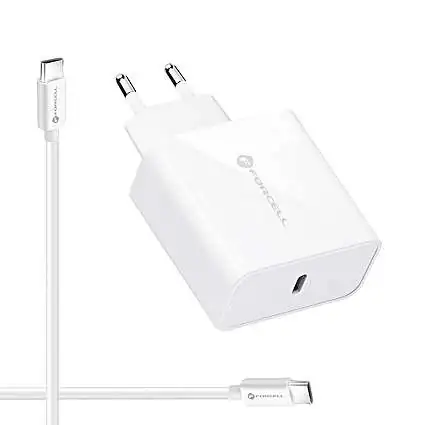 Présentation Chargeur Ultra Rapide 45W AFC de Forcell  + Câble USB-C 1m