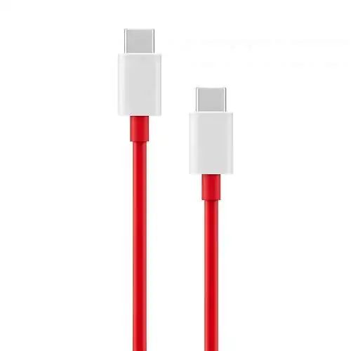 Câble Original OnePlus SuperVooc 8A USB-C vers USB-C 1m Rouge