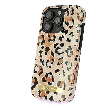 Présentation Forcell Coque pour iPhone 14 Pro impression 4D Exclusive Wild Panther MagSafe®