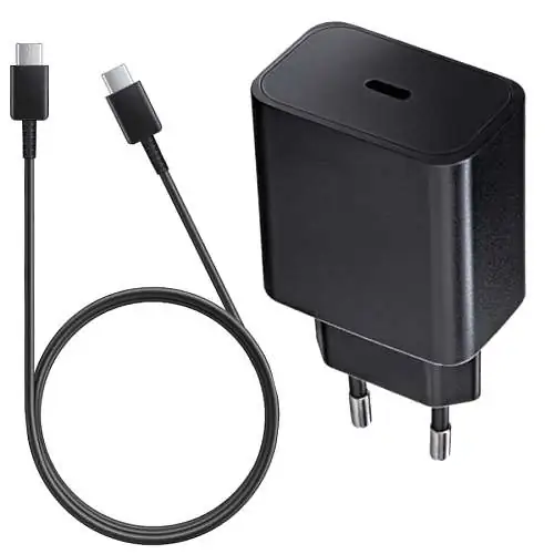Chargeur Rapide 25W + Câble Long USB-C 180 Quick Charge 4.0