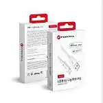 Présentation ForCell Câble USB vers Lightning® 8-Pin MFi 12W 100 cm Blanc