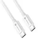 Présentation Câble ForCell USB-C vers USB-C, 150 cm, PD, QC4.0 & SuperVooc 60W Blanc