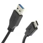 Présentation Câble USB vers USB-C Charge et Synchro 2 mètres Noir