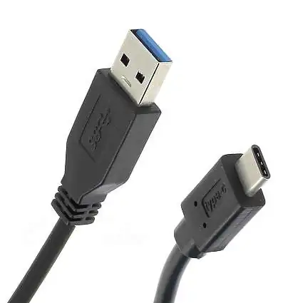 Présentation Câble USB vers USB-C Charge et Synchro 2 mètres Noir