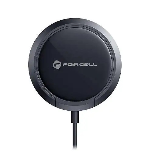 Chargeur Forcell Magnétique Rapide 15W avec Support Ultra Léger Noir