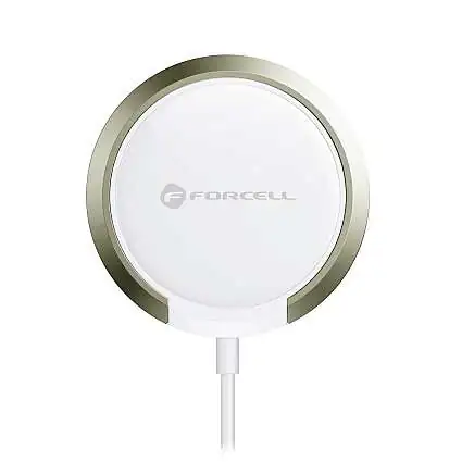 Présentation Chargeur Forcell Magnétique Rapide 15W avec Support Ultra Léger Blanc