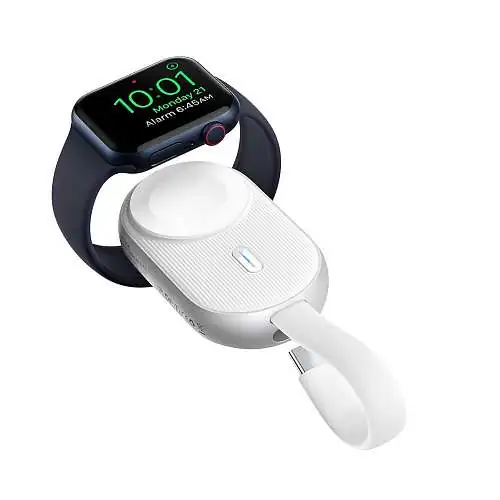 Batterie externe FORCELL F-ENERGY Mini Power Watch 1200 mAh blanc