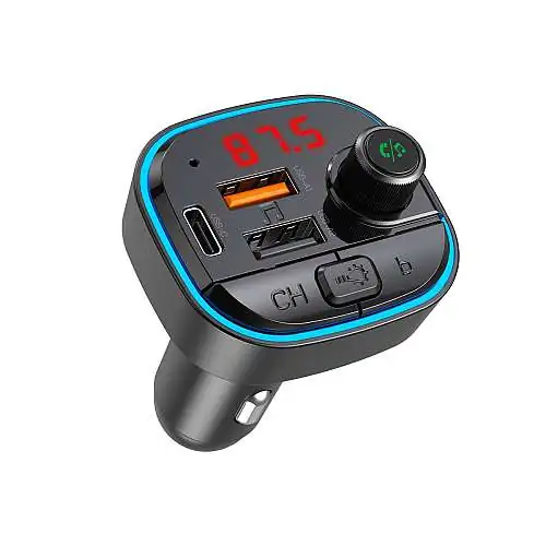 Transmetteur FM et chargeur voiture XO BCC11 3.1A Bluetooth noir