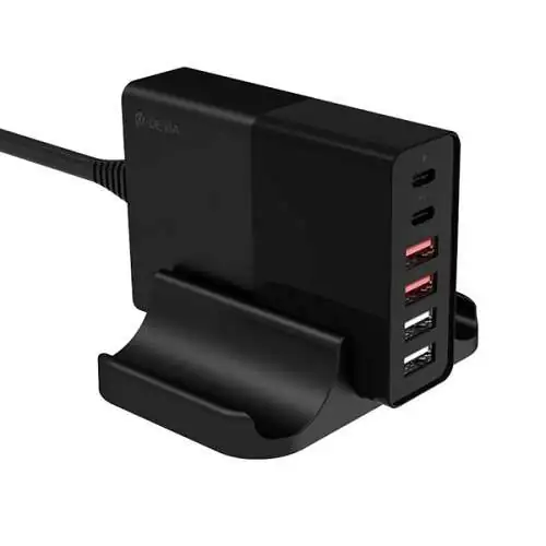 Chargeur de Bureau Multi-Port 80W Devia Extreme Speed 6 Ports