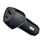 Présentation Chargeur voiture FORCELL F-ENERGY Carbon USB-C + USB-A 38W PD