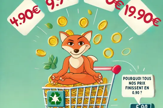 Tous nos prix en .90 ? La raison va vous surprendre !