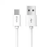 Présentation Devia Câble Premium USB vers USB-C Certifié Charge Rapide 2A Blanc
