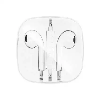 Présentation Écouteurs intra stéréo type Apple blanc, port Jack 3,5mm