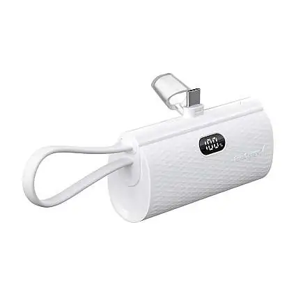Présentation Batterie externe Plug n'Play FORCELL F-ENERGY 5000 mAh 20W blanc
