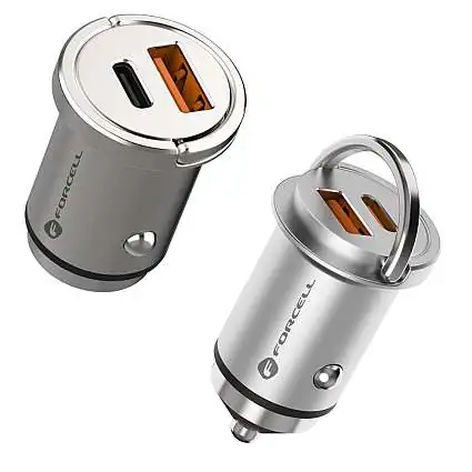 Présentation Chargeur voiture FORCELL F-ENERGY mini Type C + USB 60W
