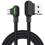 Présentation McDodo Câble USB vers Micro-USB Renforcé et Coudé 90° 180 cm Noir