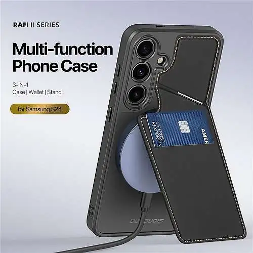 Coque DUX DUCIS avec support, MagSafe Samsung Galaxy S24 Plus