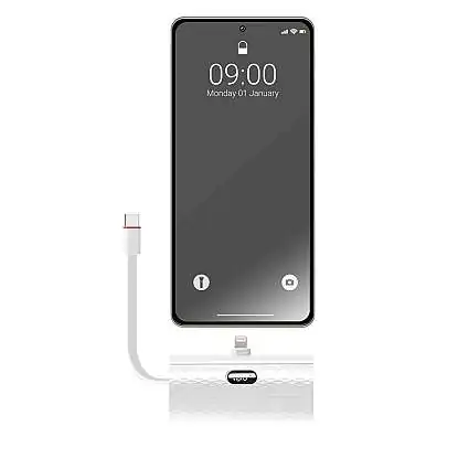 Présentation Batterie externe Plug n'Play FORCELL F-ENERGY 5000 mAh PD 20W Lightning®