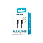 Présentation Forever Cable USB-C vers USB-C 1,0 m 60W couleur noir