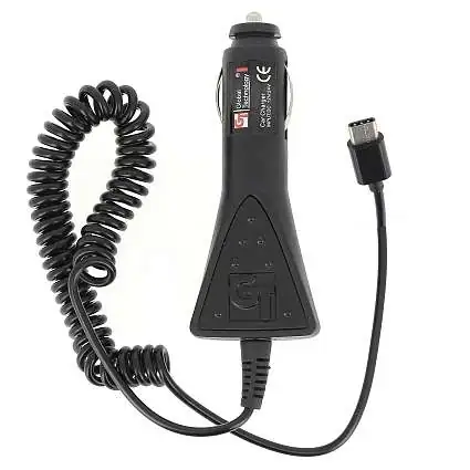 Présentation Chargeur Voiture USB-C 130 cm Noir 2,1A