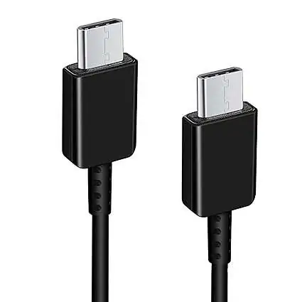 Présentation Samsung Câble USB-C Charge Ultra Rapide 45W Long 1,80m Type EP-DX510 Noir